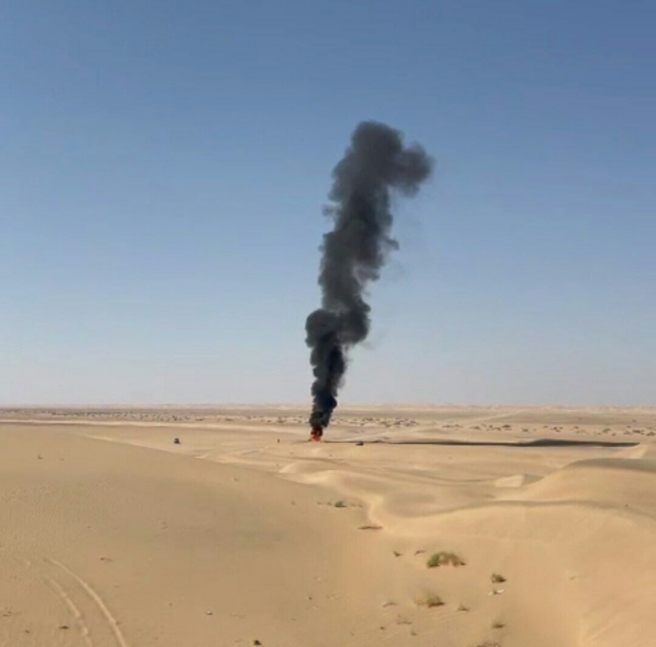 عناصر تابعة لمليشيا الانتقالي تفجر أنبوب النفط في عسيلان بشبوة