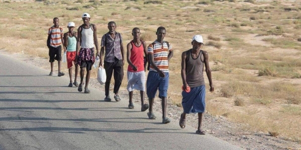 الأمم المتحدة: أكثر من 5600 مهاجر إفريقي يغادرون اليمن إلى بلدانهم