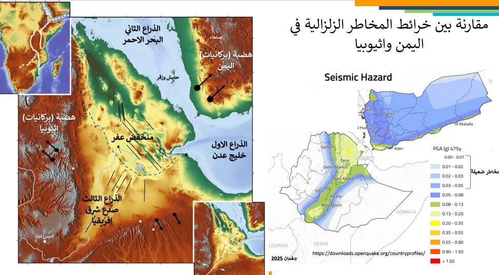 حقائق علمية حول النشاط "الزلزالي والبركاني" في إثيوبيا وتأثيره على "اليمن"