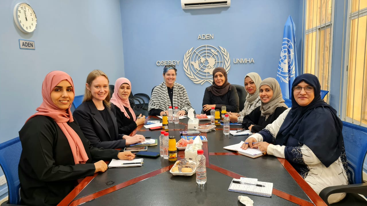 رئيسة اللجنة الوطنية للمرأة تلتقي نائبة رئيس بعثة الأمم المتحدة لدعم اتفاق الحديدة