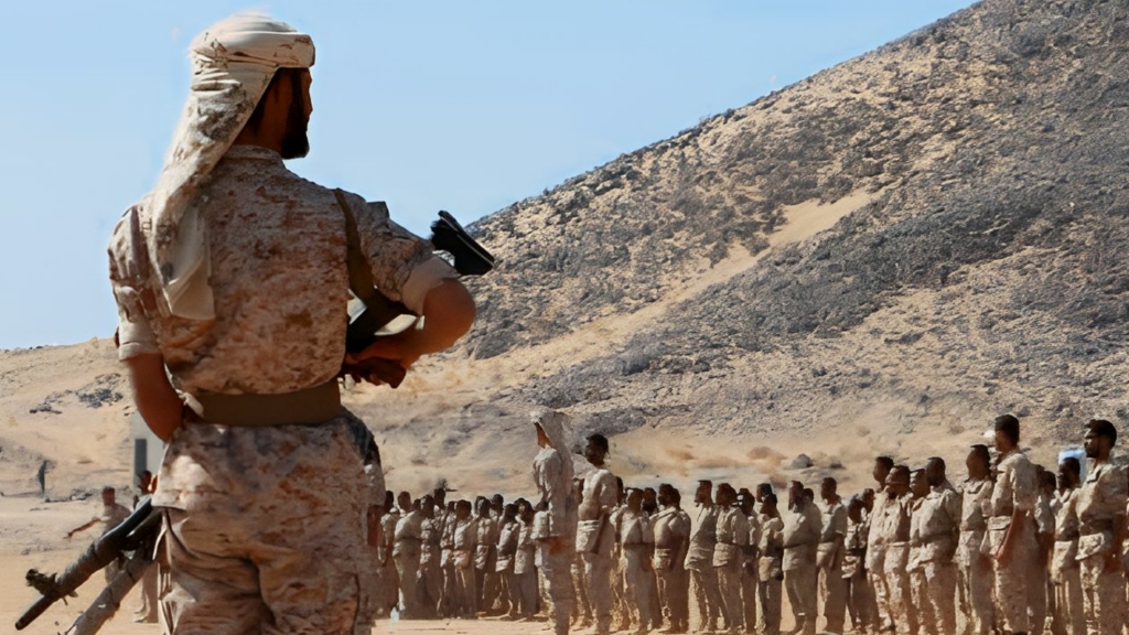  تعزيزات عسكرية سعودية جديدة لقوات درع الوطن تفاصيل