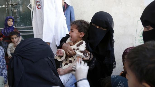 الحصبة تفتك بأطفال اليمن والحوثي "يشوه" اللقاحات