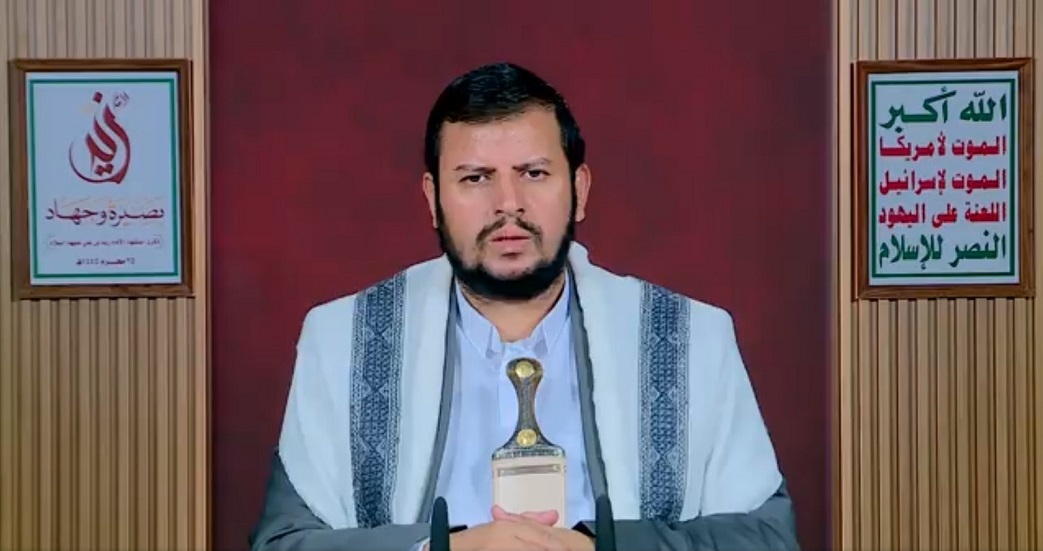 الحوثي ينتقد الصمت ازاء ما يجري من حرب إبادة في غزة