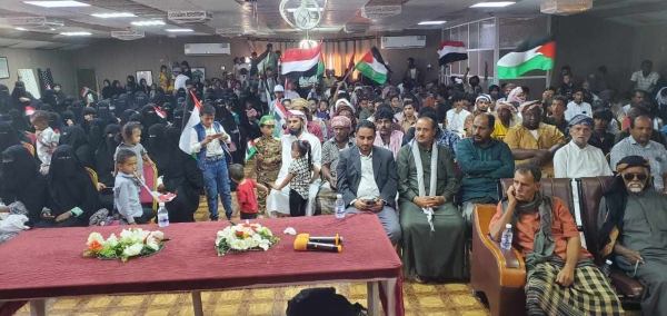 مجلس شباب الثورة في المهرة يحتفي بذكرى ثورة 14 أكتوبر ويتضامن مع غزة