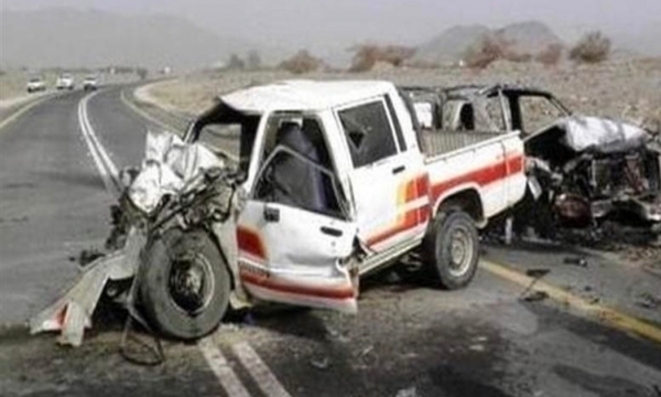 وفاة إصابة 9 أشخاص إثر حادث مروري في محافظة ذمار
