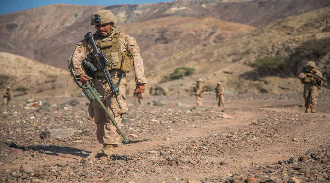 الدفاع الأمريكية تعترف بامتلاكها قواعد عسكرية شرقي وجنوبي اليمن.. تفاصيل