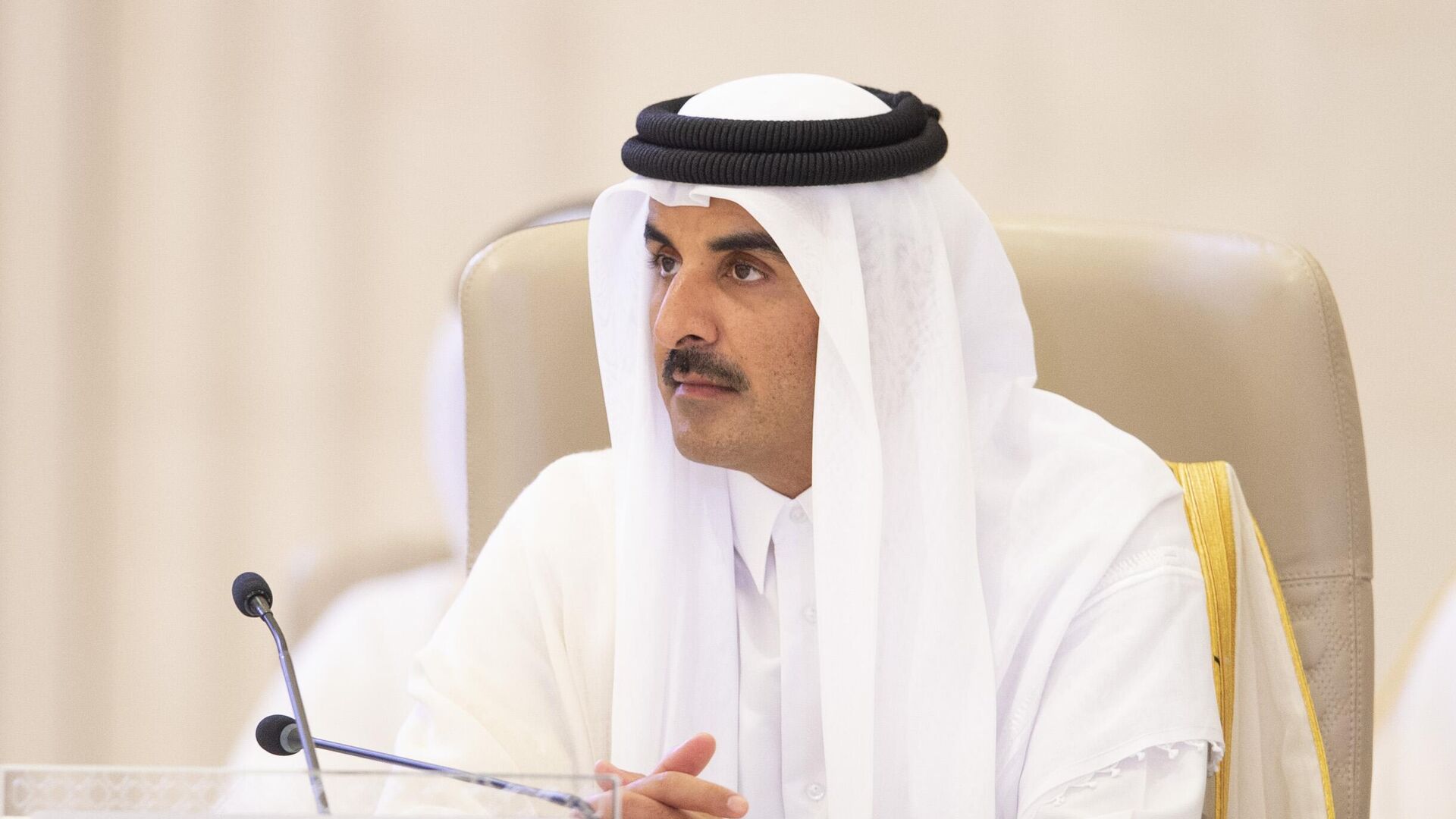 امير قطر يهاجم إسرائيل بشدة وينتقد الغرب.. تفاصيل