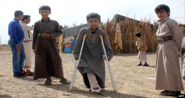 الصليب الأحمر: أكثر من 4 ملايين يمني يعانون من أحد أشكال الإعاقة بسبب الحرب