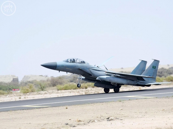 مصرع طيارين سعوديين بتحطم مقاتلة حربية من نوع اف 15