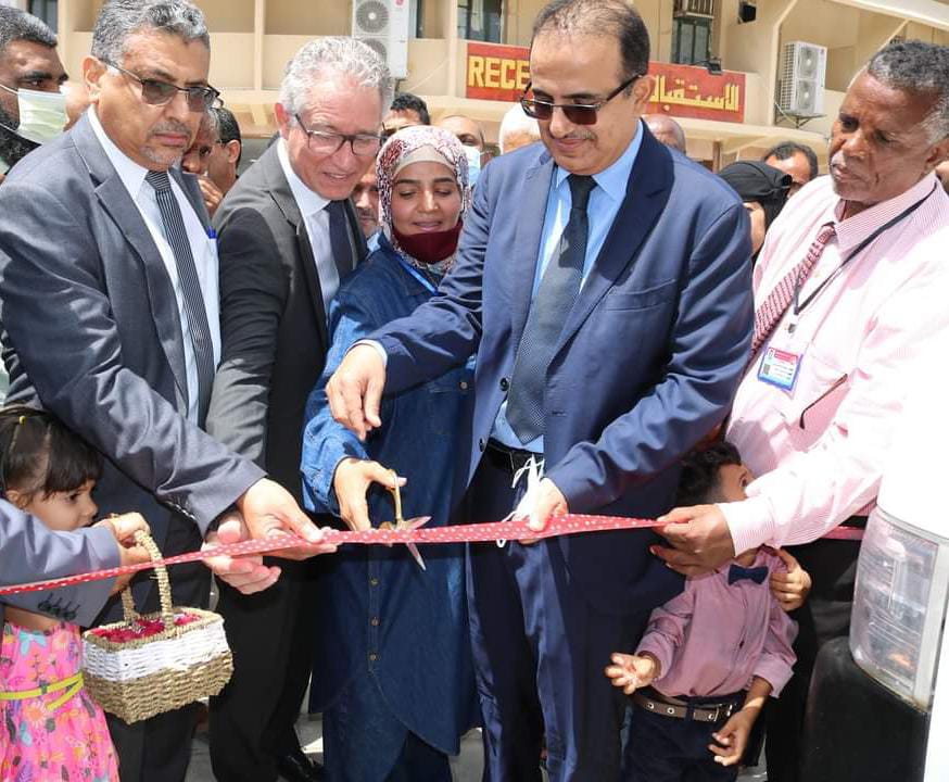 جهود الدكتورة كفاية الجازعي تثمر افتتاح 15 مشروعاً في مستشفى الصداقة بعدن 
