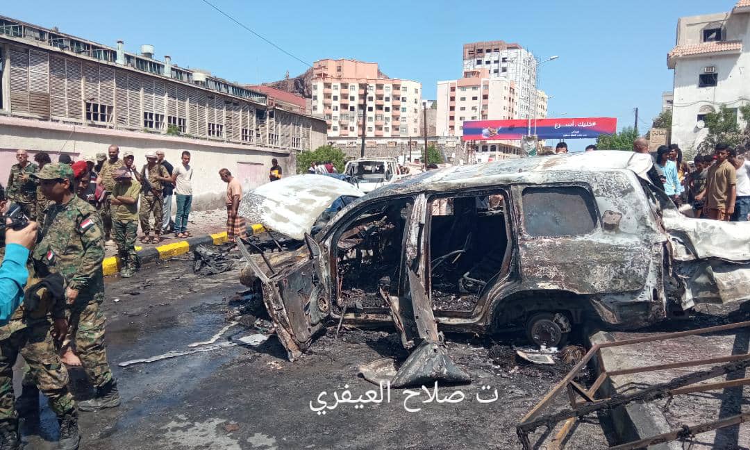 مقتل سكرتير محافظ عدن في هجوم التواهي بعدن اليوم