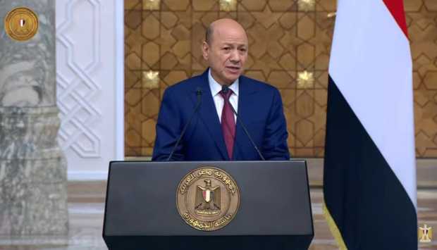 الرئيس العليمي: مصر تقف معنا لاستعادة الدولة وإسقاط الانقلاب المدعوم من إيران