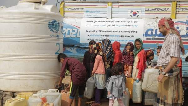 منظمة دولية تحذر من انعدام المياه النظيفة عن الملايين في اليمن