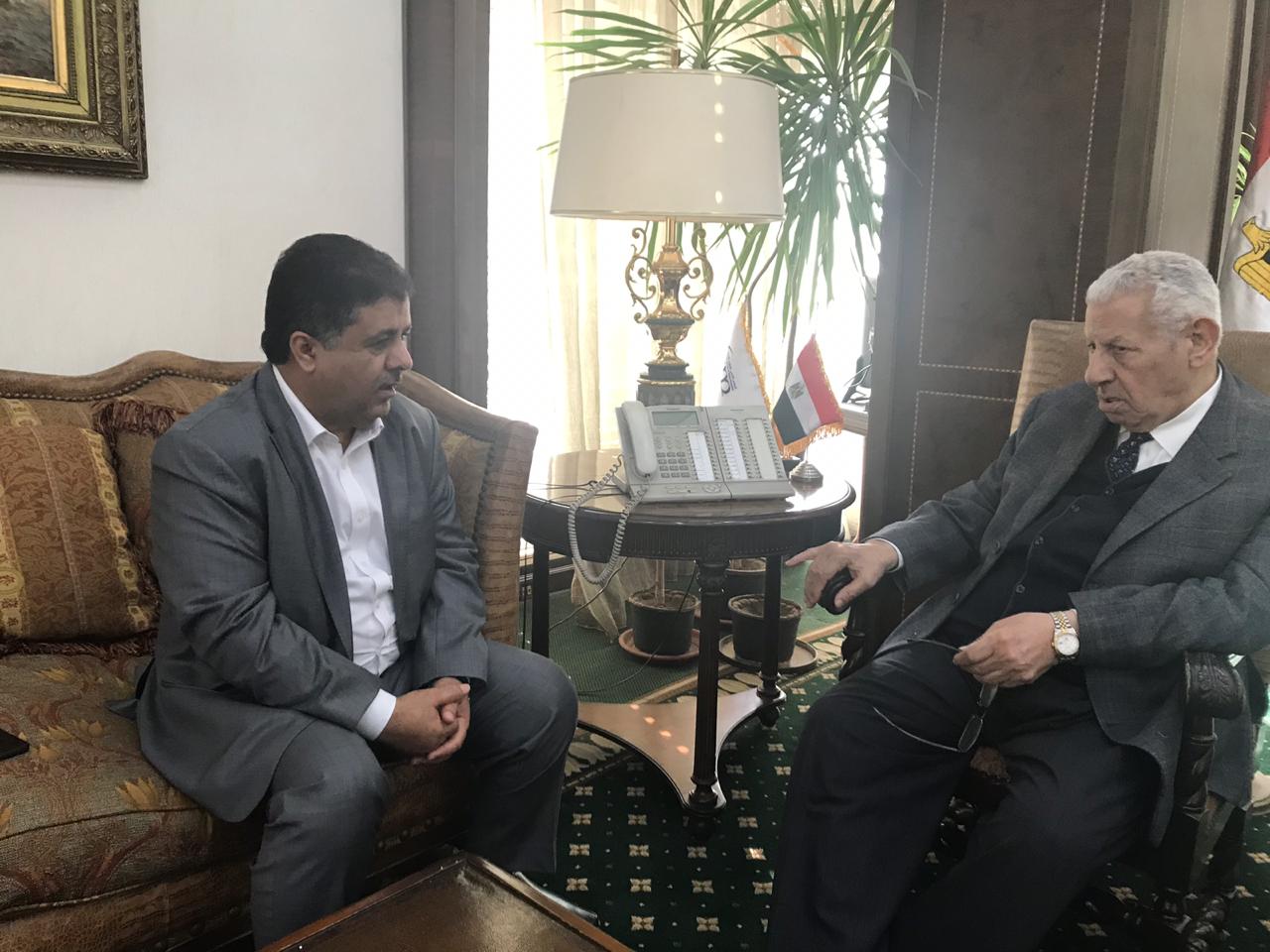رئيس هيئة الإعلام المصري يستقبل الشيخ العيسي*