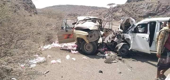 حادث مروري يودي بحياة قائد كبير في الحزام الأمني بمحافظة لحج