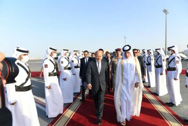 الرئيس العليمي يصل الرياض بعد جولة رسمية شملت عدداً من الدول العربية