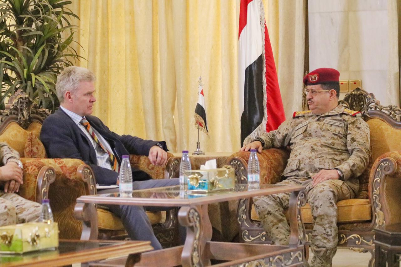 ماذا قال وزير الدفاع اليمني المقدشي اليوم عن دور بريطانيا ؟ 