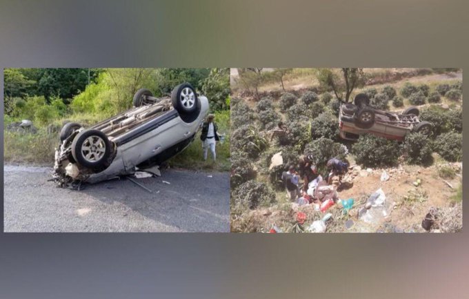 حادثان مروريان مروعان يسفران عن مقتل وإصابة 7 أشخاص في إب