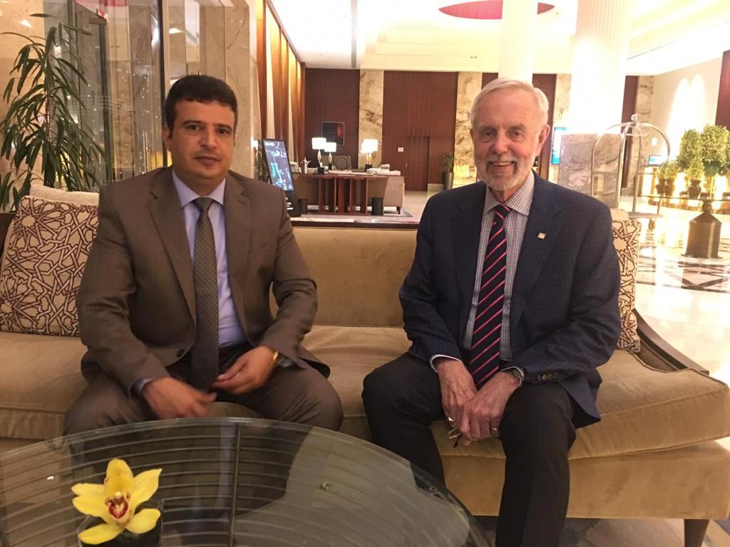 رئيس الهيئة اليمنية للمواصفات يلتقي رئيس المنظمة الدولية للتقييس (آيزو)
