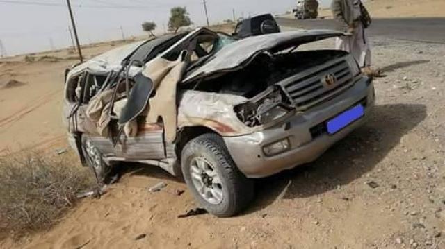 تقرير أمني: 31 شخصا ضحايا الحوادث المرورية بوادي وصحراء حضرموت
