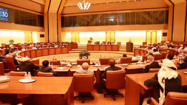 برلمان البركاني يعقد جلسة تشاورية بالرياض لمناقشة الأوضاع في اليمن